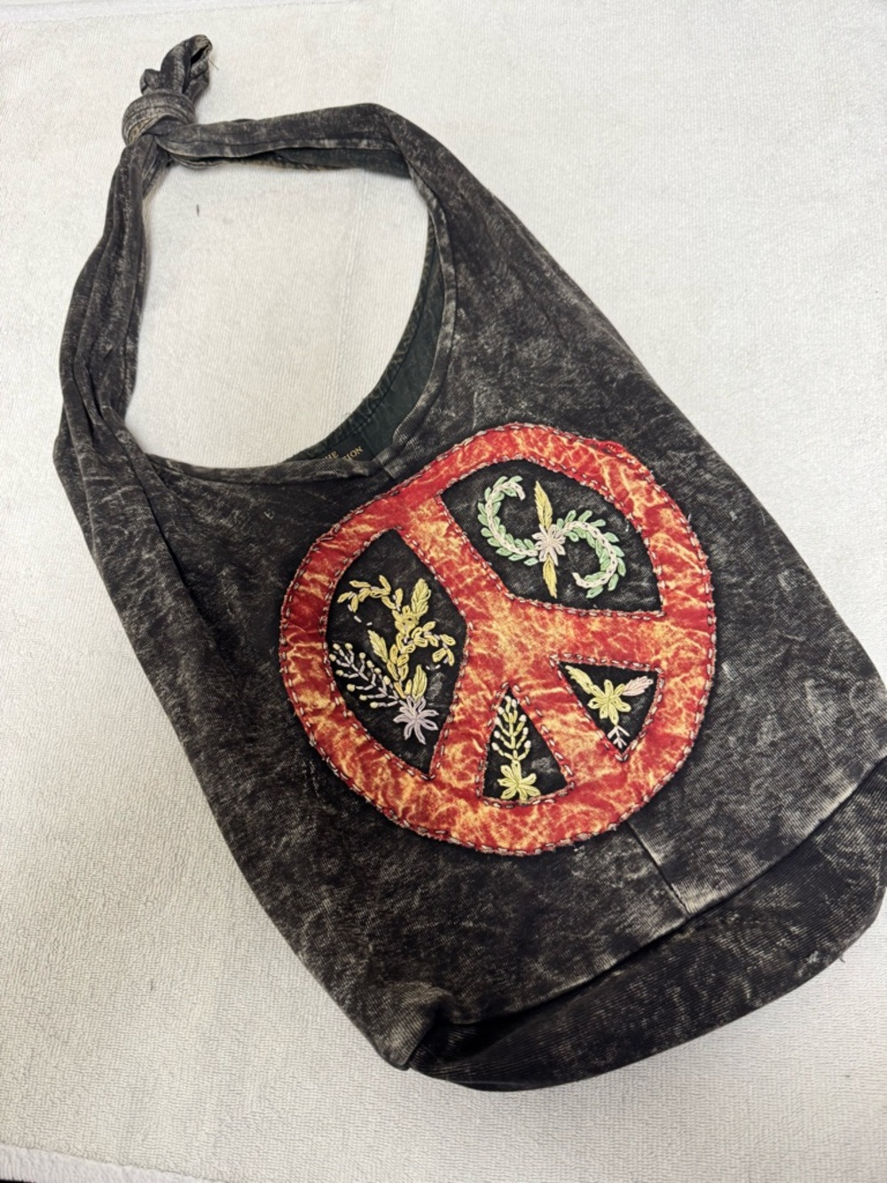 Nepal Cotton Handmade Needlework Hippie Sling Bag Crossbody Purse